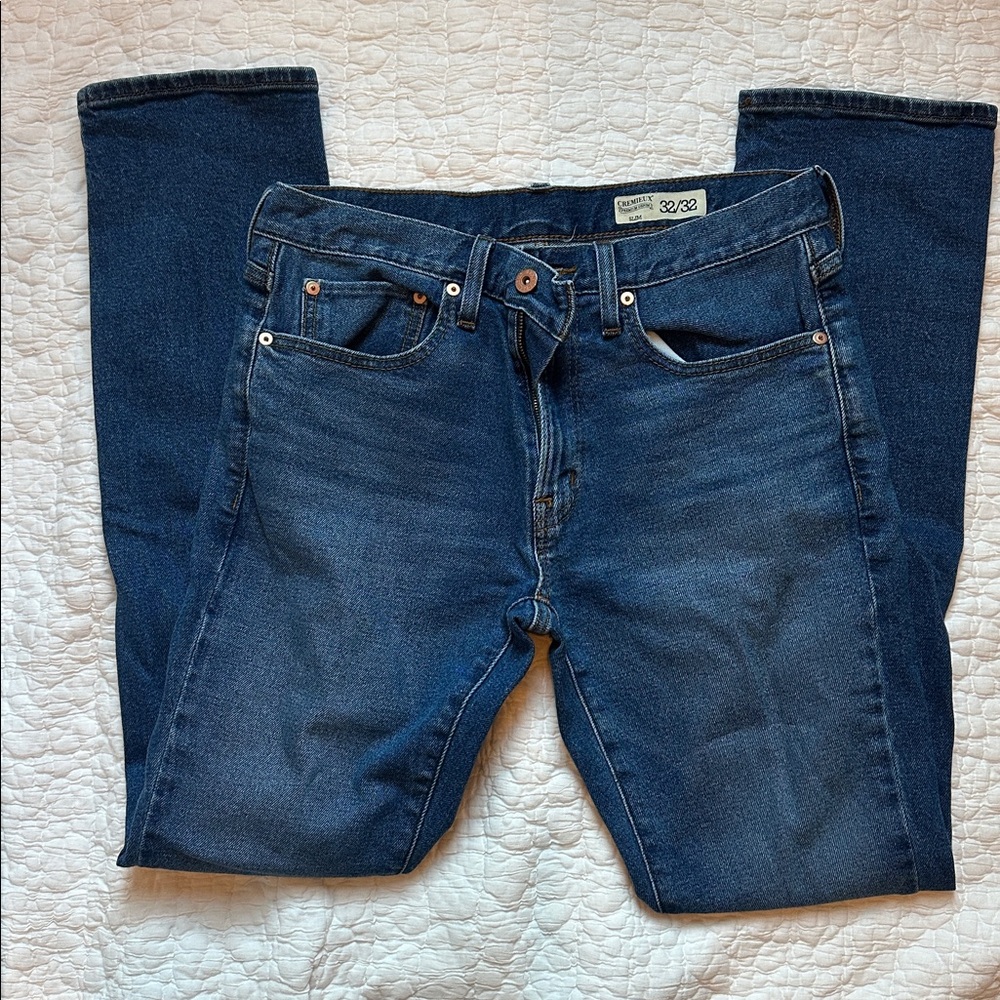 Daniel Cremieux Slim Dark Blue Denim Jeans